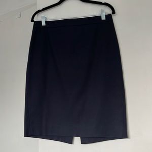 Navy Pencil Skirt